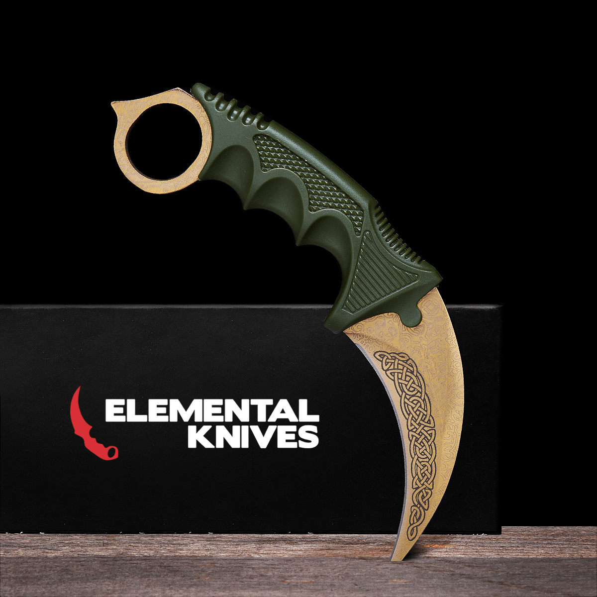 Lore Karambit 1.0 - Real Video Game Knife Skin - Elemental Knives